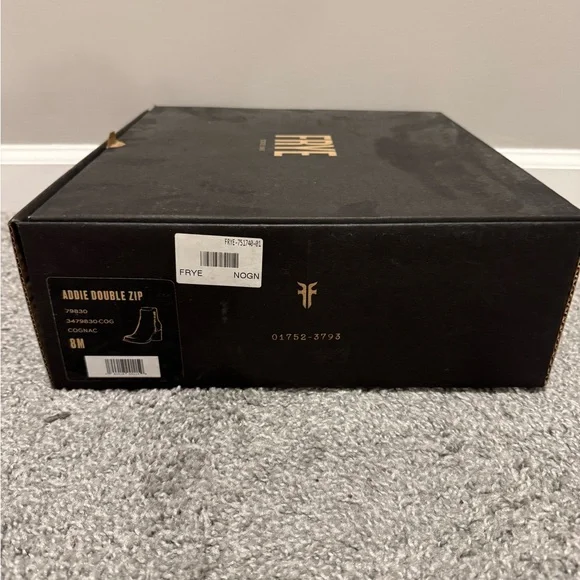 Frye Brown Addie Double Zip Boots - Picture 3 of 4